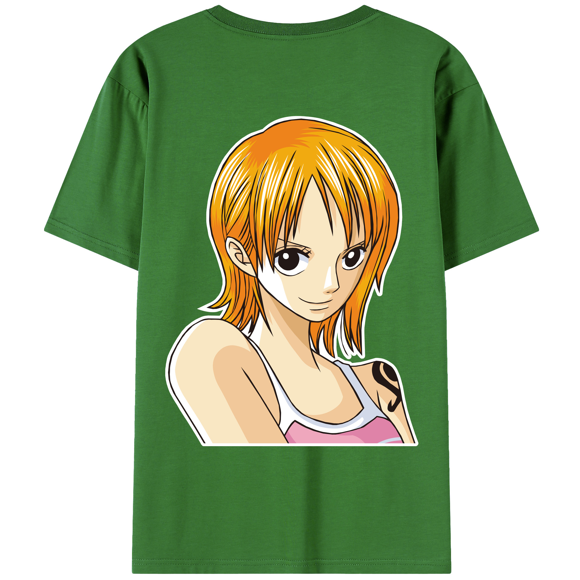 ワンピース ナミ ONE PIECE Nami レディース半袖Tシャツ(バックプリント)
